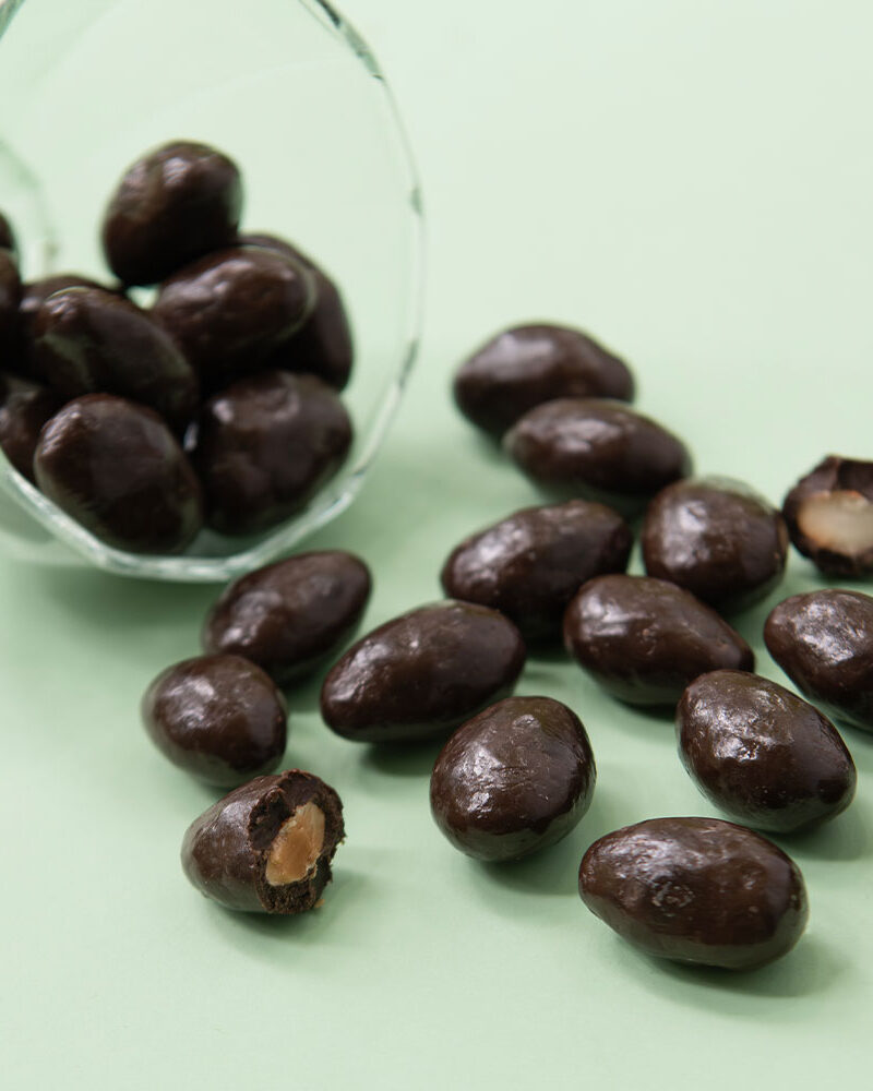 Almond Dragée - Blended Choco | Blended (Milk+Dark) Choco Coated Whole Almonds| 120 gm