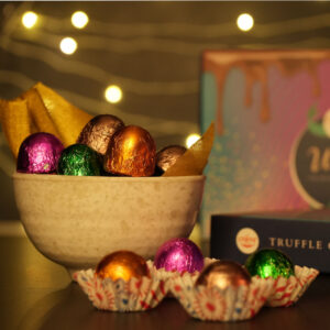 Center-filled Assorted Flavoured Truffles | 4-in-1 (Coffee, Paan, Orange, Rose) | 12PC/Box